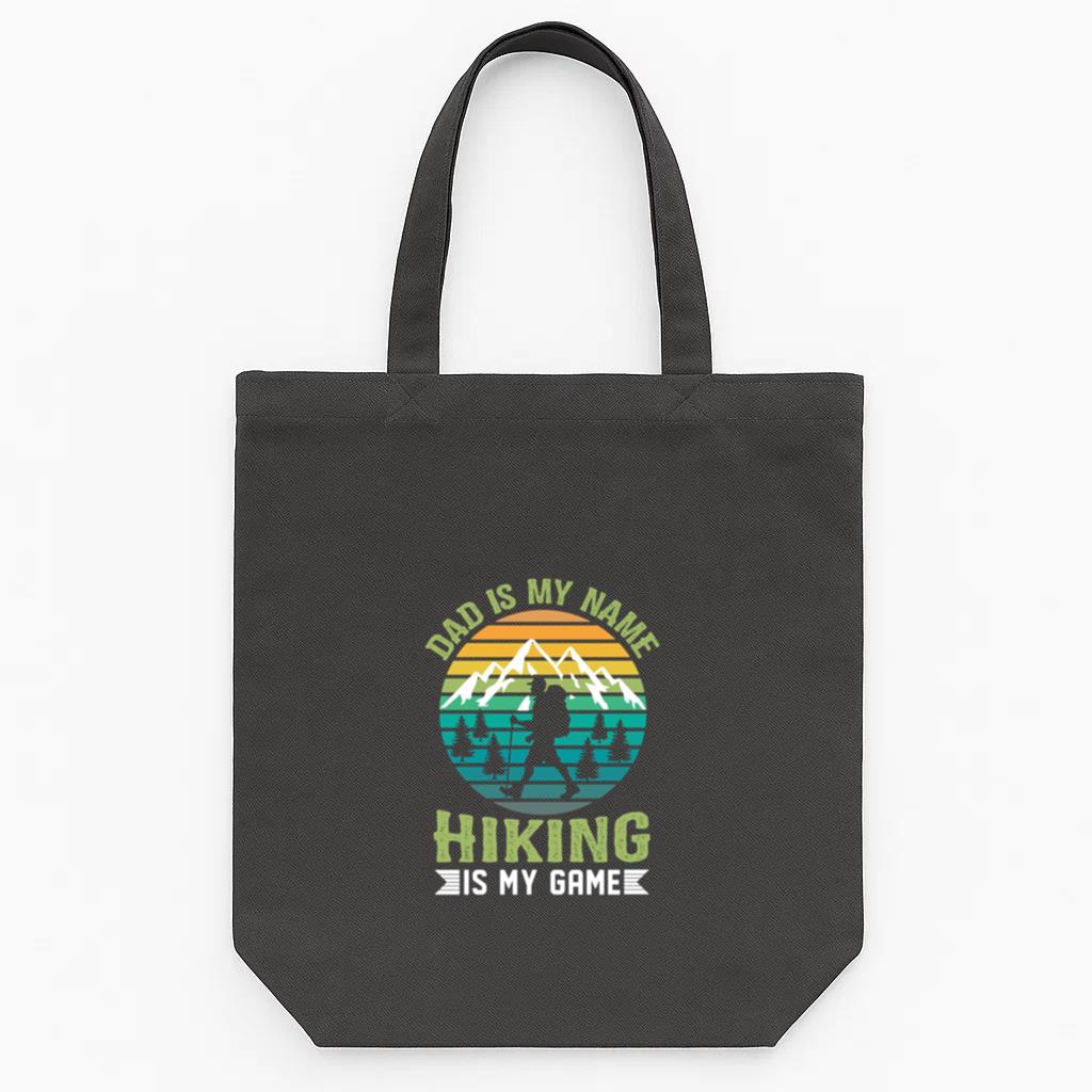 Adventurer Hiking Relaxed Graphic Tote Canvas Bag