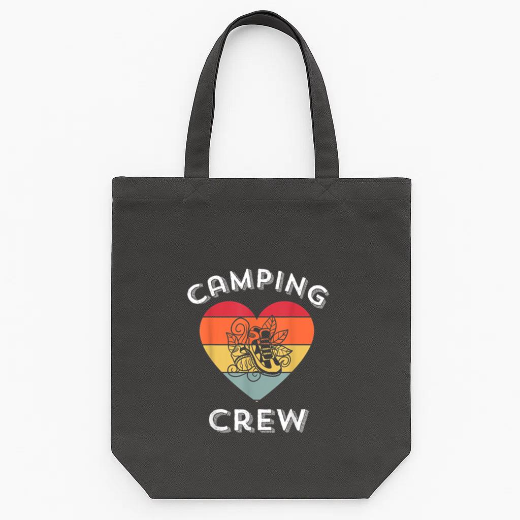Camping Trip Hiking Crew Tote Canvas Bag