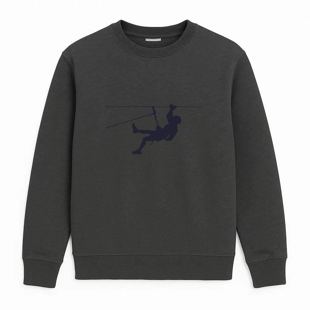 Climbing Mountain Silhouette Sweatshirt