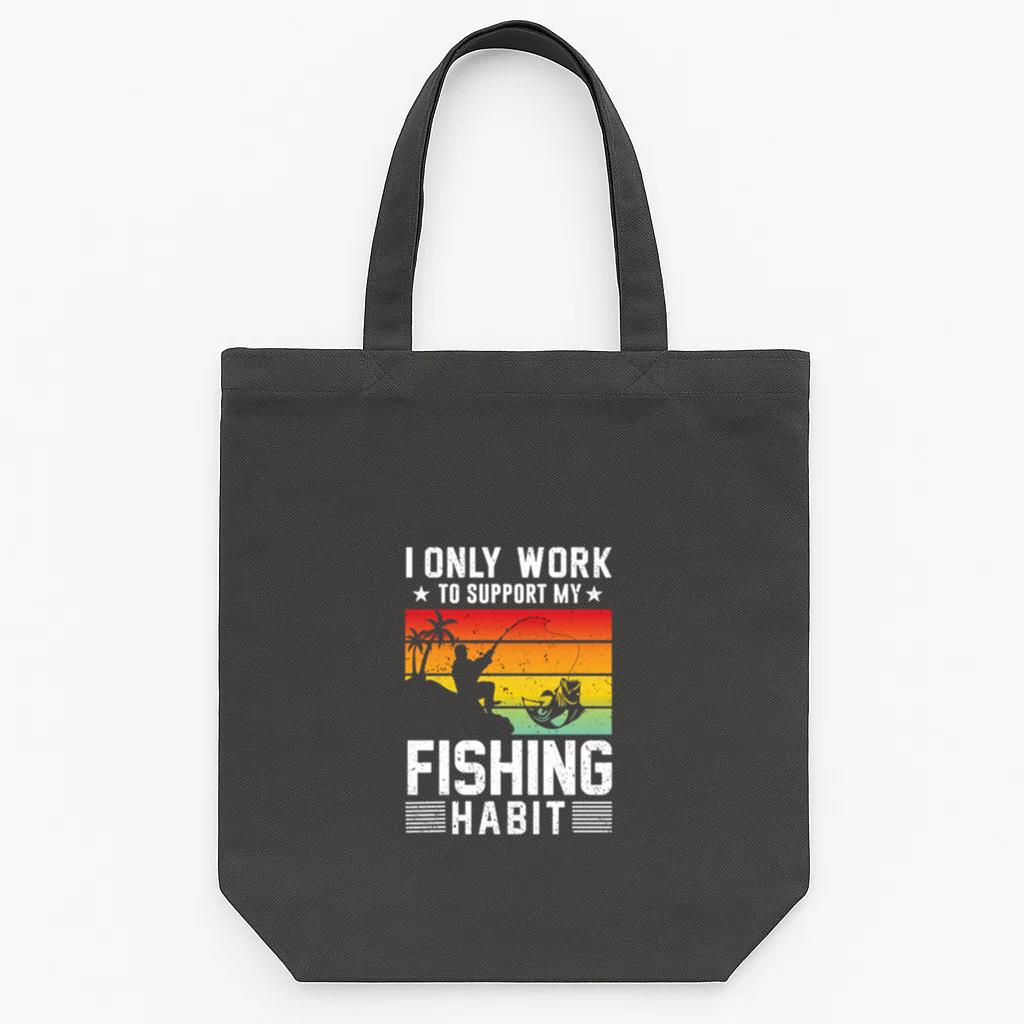 Explorer Hiking Happy Modern Tote Canvas Bag