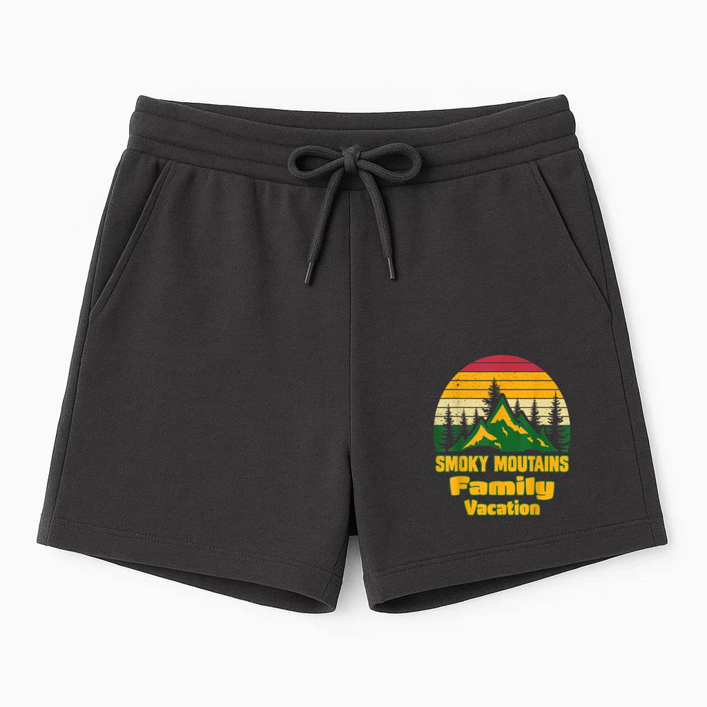 Family Vacation Hiking Camping Short