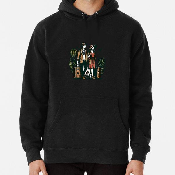 Happy Cheerful Travelling Camping Hoodie