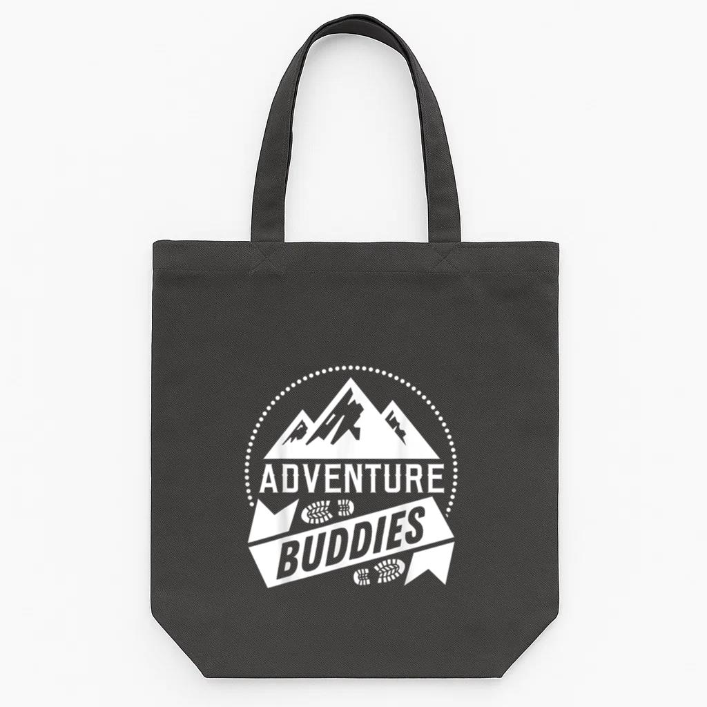 Hiking Adventure Buddies Camping Tote Canvas Bag