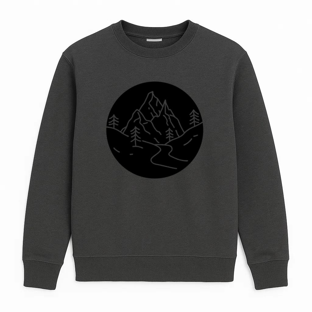 Landscape Cut Out Sweatshirt