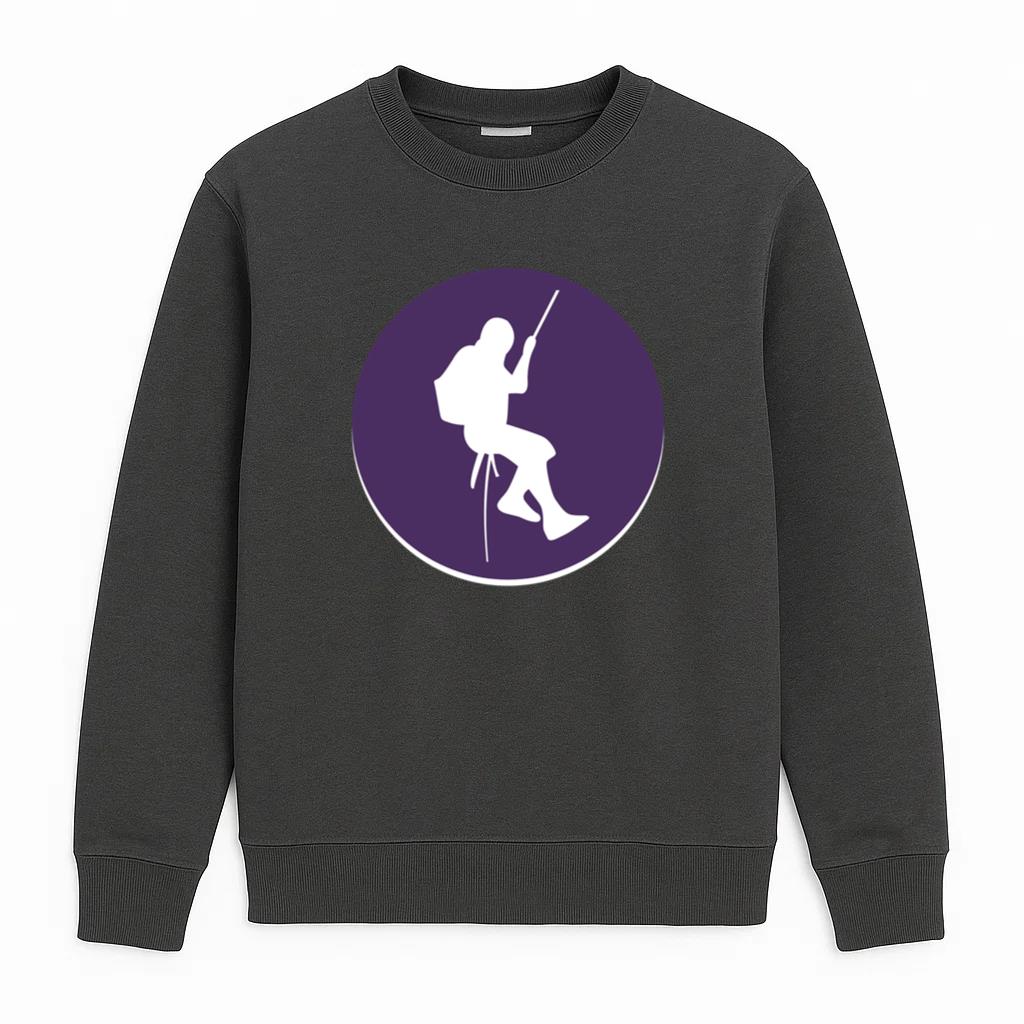 Mountain Climbing Circle Icon Sweatshirt