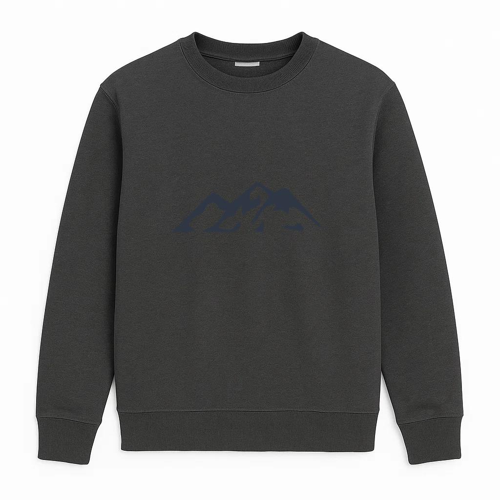 Mountain Climbing Silhouette Icon Sweatshirt