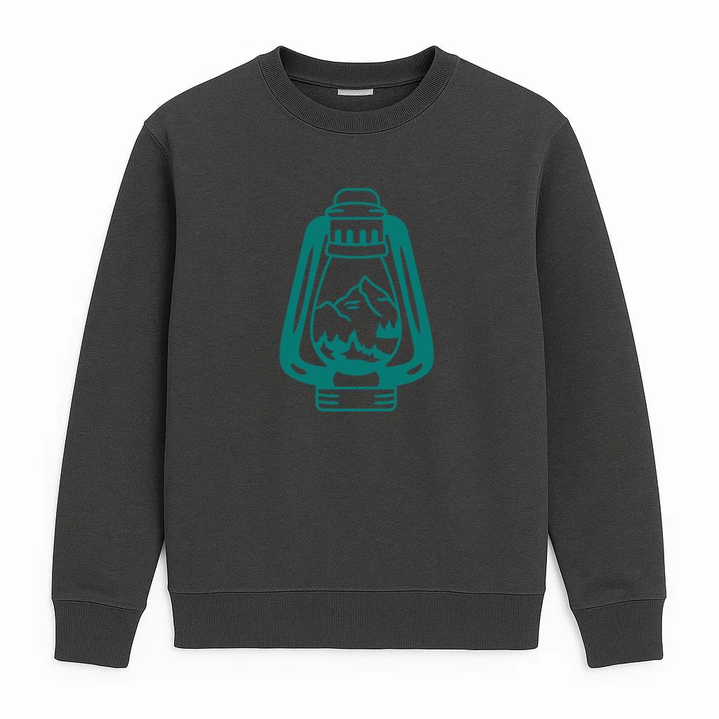 Mountain Lamp Design Sweatshirt