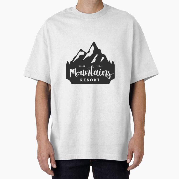 Mountains Resort Logo T Shirt