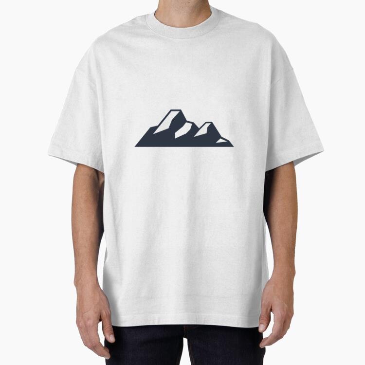 Snow Mountain Climbing Silhouette T Shirt