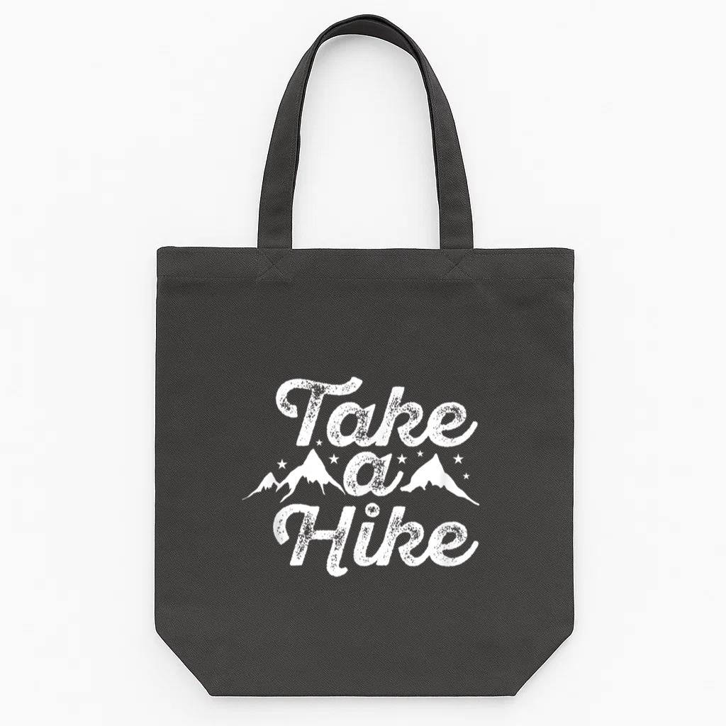 Take A Hike Hiking Camping Tote Canvas Bag