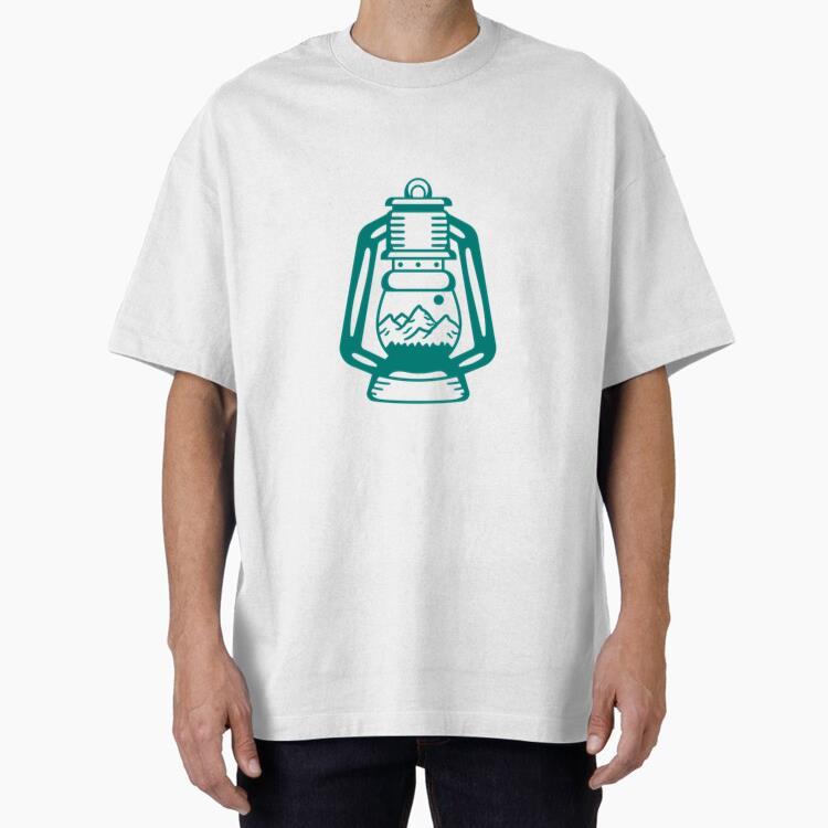 Unique Mountain Lamp Design T Shirt