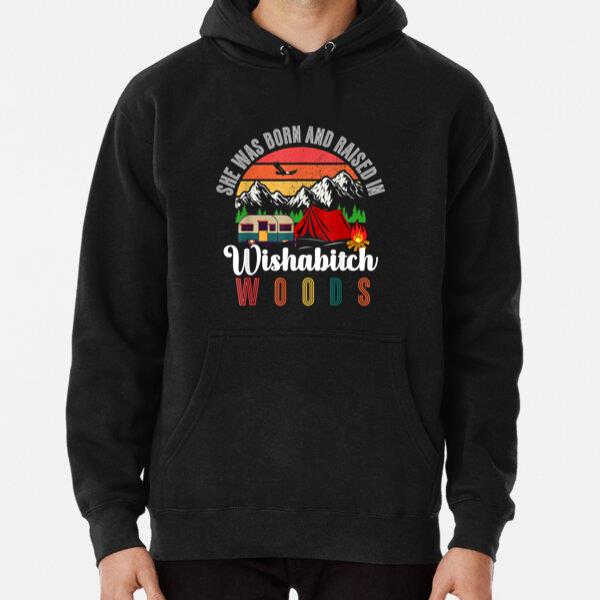 Vintage Camping Wishabitch Woods Hoodie