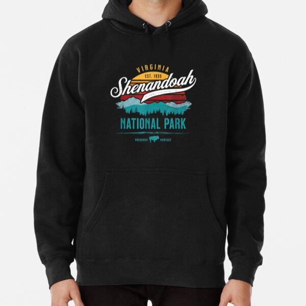Vintage Shenandoah National Park Retro Hiking Camping Hoodie