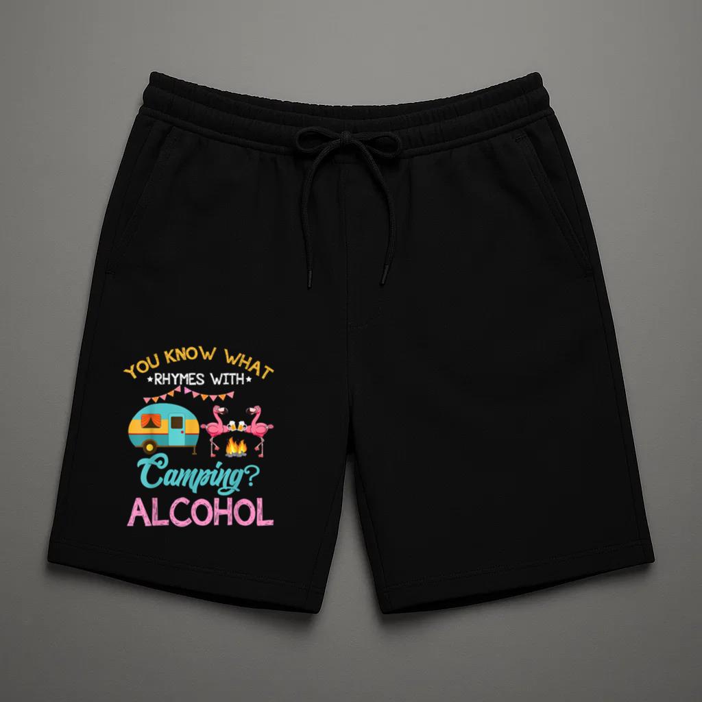 You Know What Rhymes With Camping And Alcohol Beer Shoes